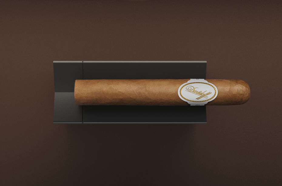 Davidoff Sliding Ashtray closed